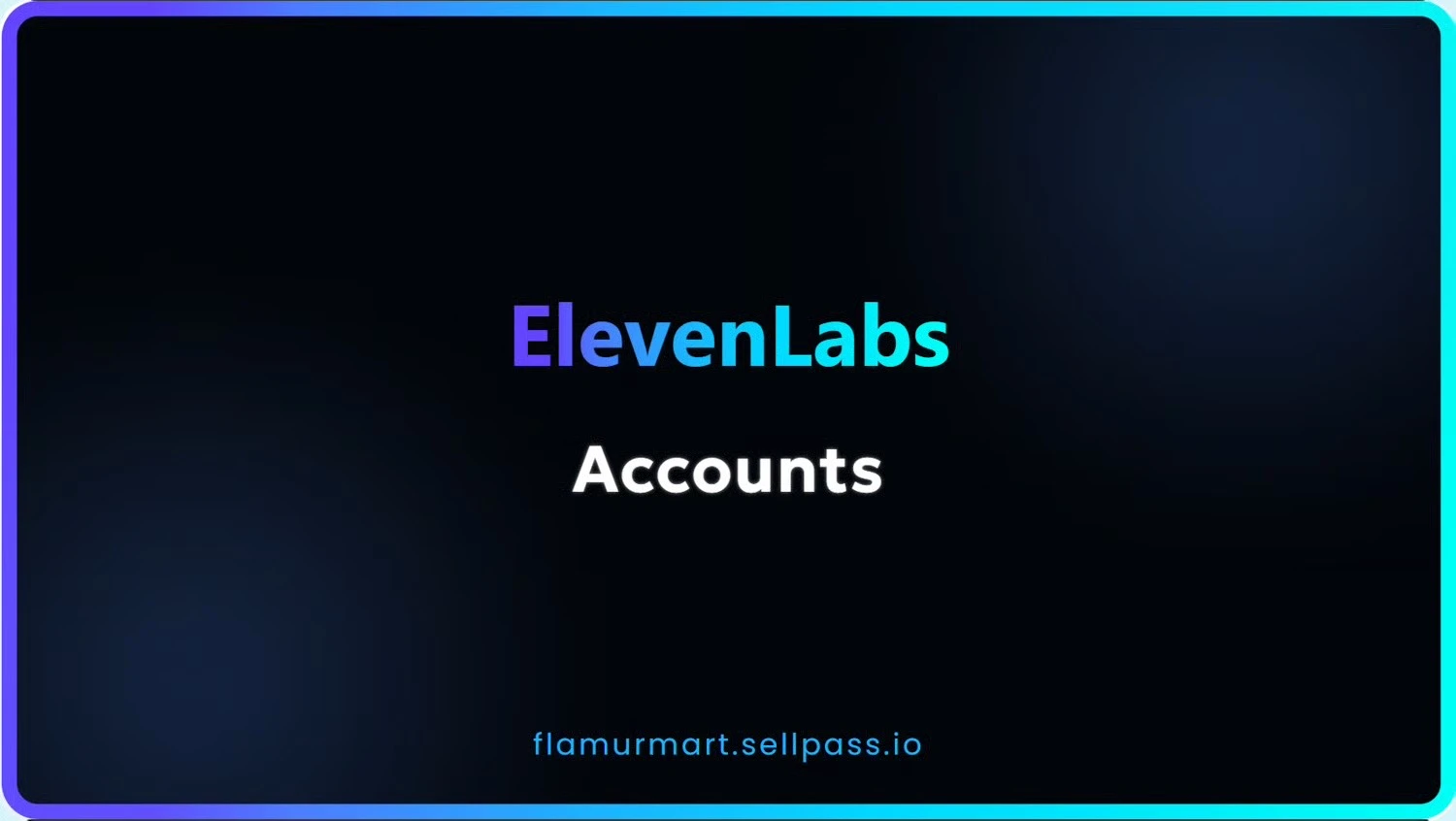 ElevenLabs Accounts┃Warranty